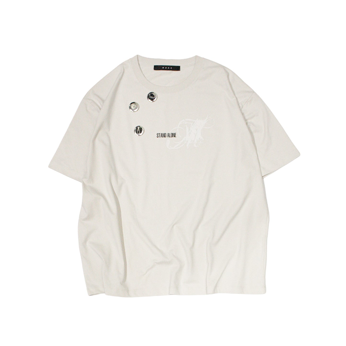 MUZE BLACK LABEL -【Object Ø T-SH (CLOUD DANCER)】ミューズ オブジェクト エンプティー Tシャツ クラウド ダンサー