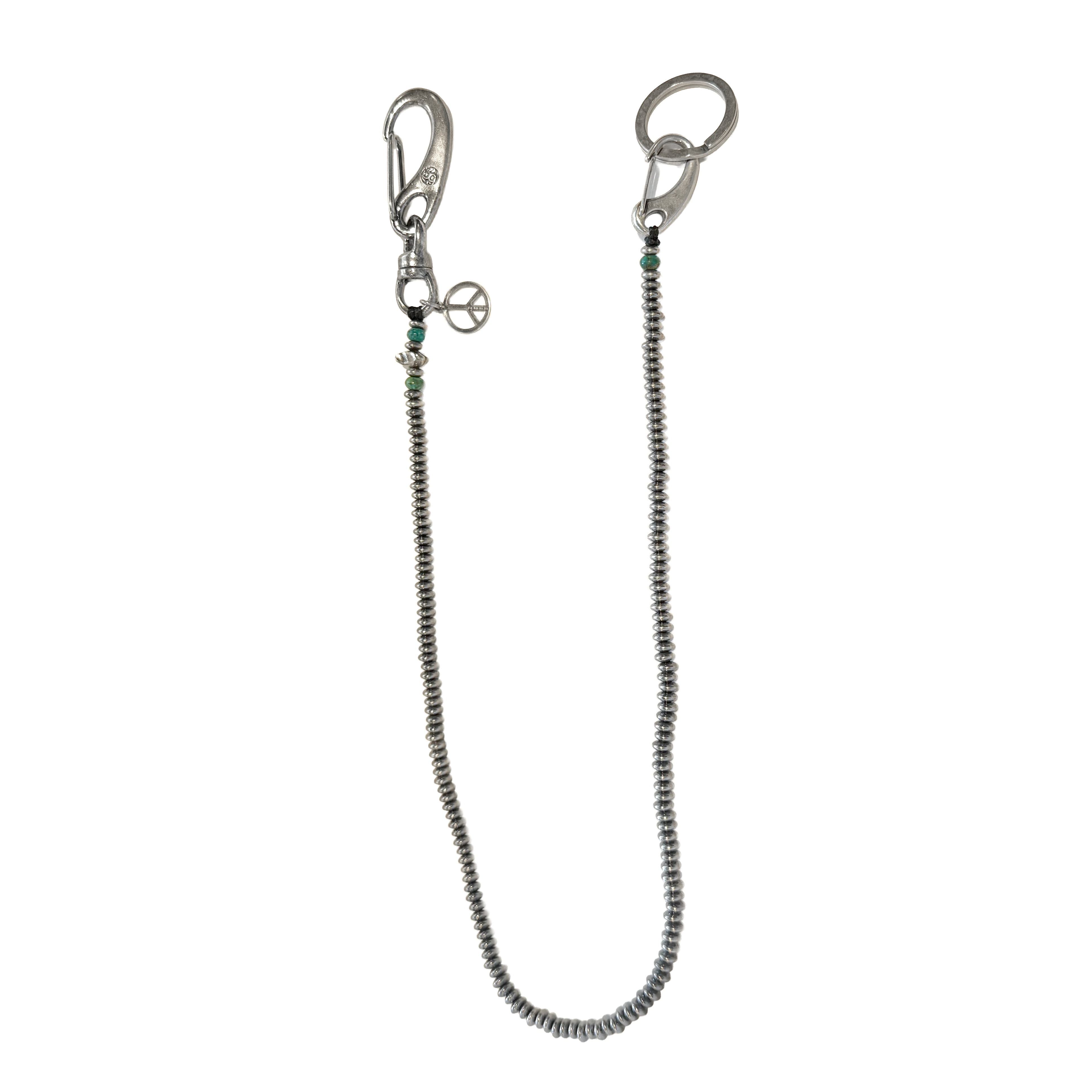 MUZE TURQUOISE LABEL × SunKu -【×SunKu BEADS WALLET STRAP(SILVER