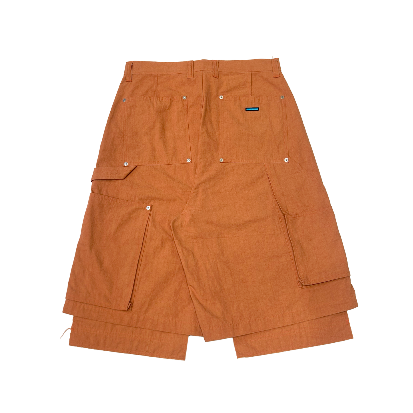 MUZE TURQUOISE LABEL -【CORDURA®︎ WASHER PAINTER SHORTS (ORANGE)】ミューズ コーデュラ ペインター ショーツ オレンジ