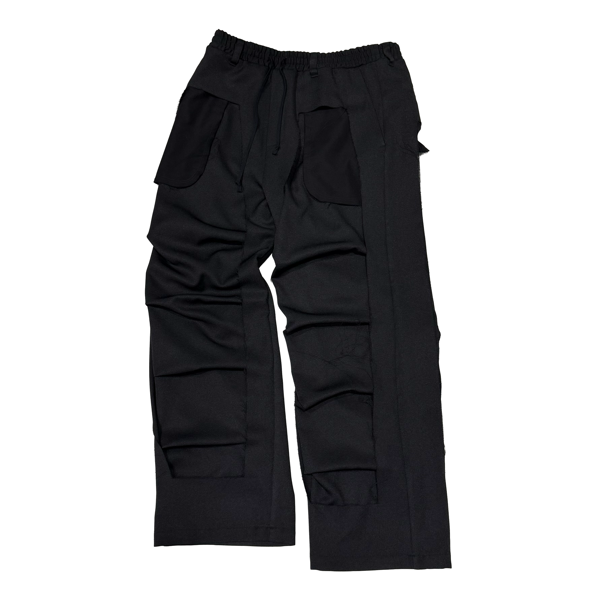 MUZE TURQUOISE LABEL -【DYED WARM TWILL 3D TROUSERS(BLACK×BLACK MUZE TURQUOISE LABEL -【DYED WARM TWILL 3D TROUSERS(BLACK×BLACK