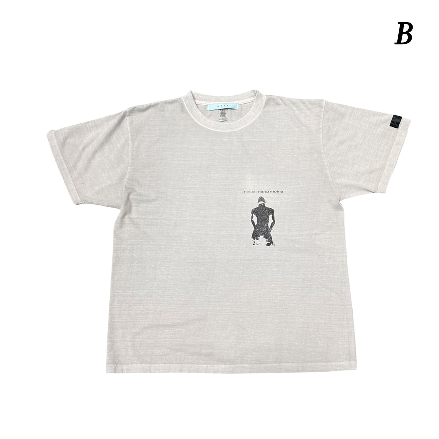 MUZE®︎ -【× MINUS Point Zero part.3 GRAPHIC T-SH】ミューズ マイナス ポイントゼロ パート3 グラフィック Tシャツ ピグメント ブラック