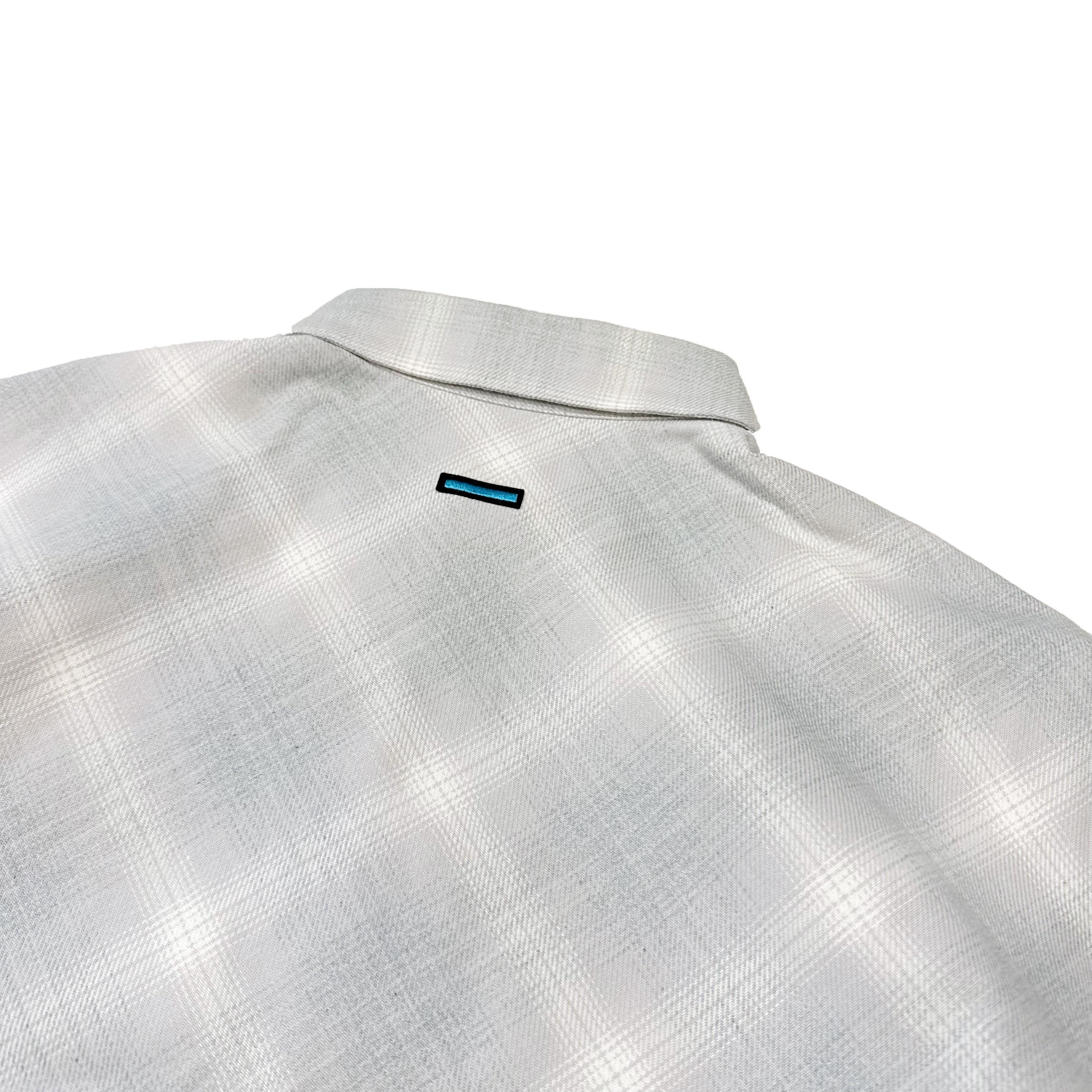 MUZE TURQUOISE LABEL - 【INDIGO TWILL CHECK SHIRT (WHITE