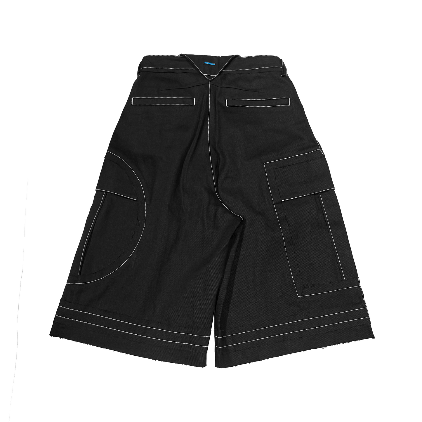 MUZE TURQUOISE LABEL -【FORM FOLLOWS FUNCTION DENIM SHORTS(BLACK)】ミューズ デニム ショーツ カーゴ ブラック