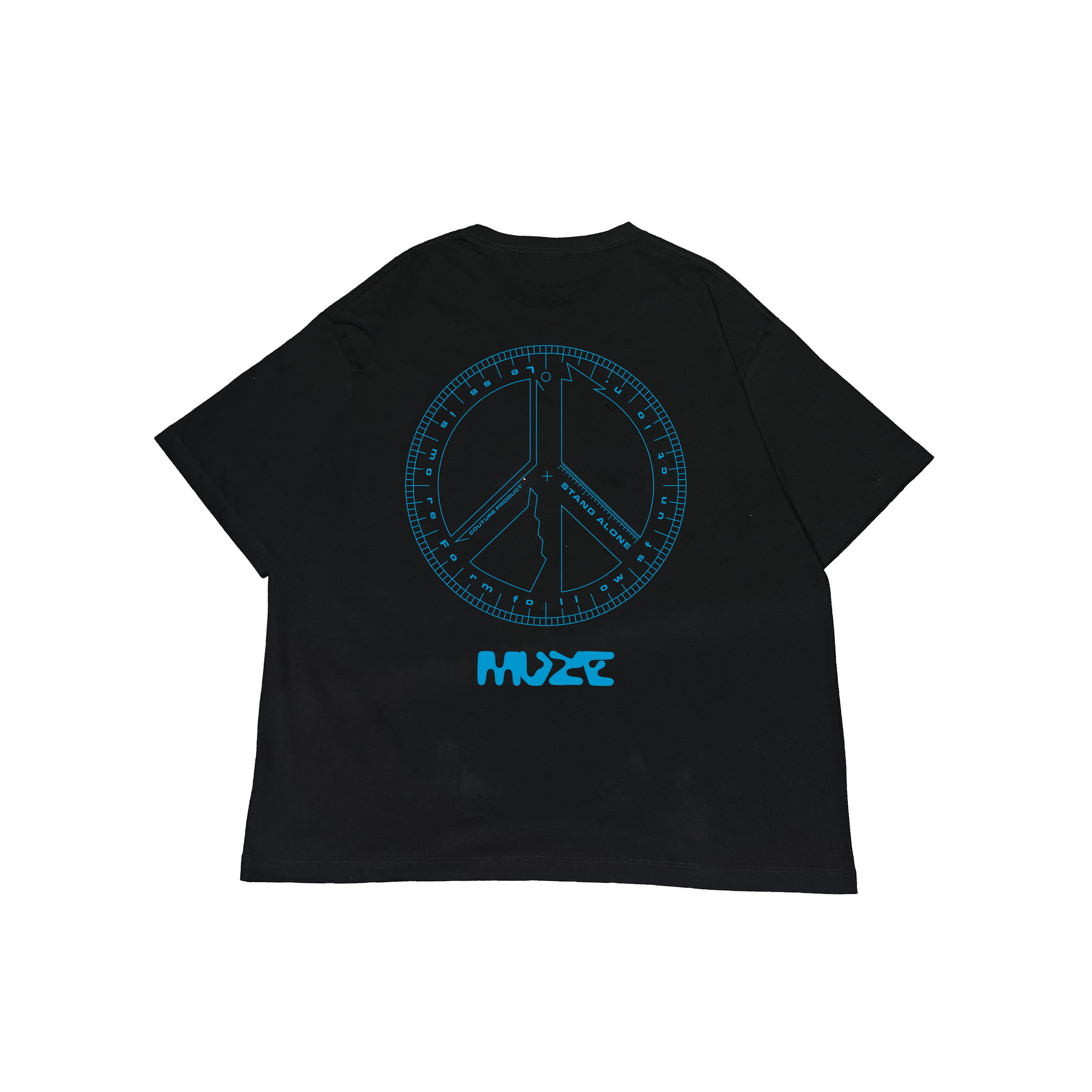 MUZE BLACK LABEL -【PEACE MULTI TOOL T-SH(BLACK×TURQUOISE MUZE BLACK LABEL -【PEACE MULTI TOOL T-SH(BLACK×TURQUOISE