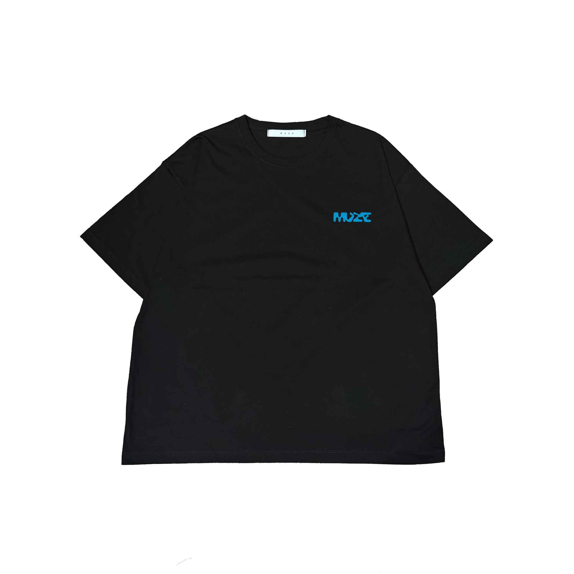 MUZE BLACK LABEL -【PEACE MULTI TOOL T-SH(BLACK×TURQUOISE