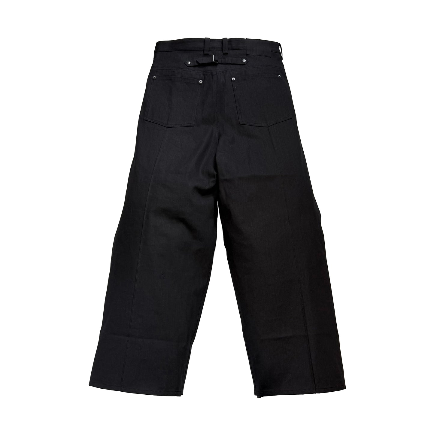 MUZE TURQUOISE LABEL - RIGID DARTS DENIM TROUSERS(BLACK)ミューズ リジッド ダーツ デニム トラウザー ブラック
