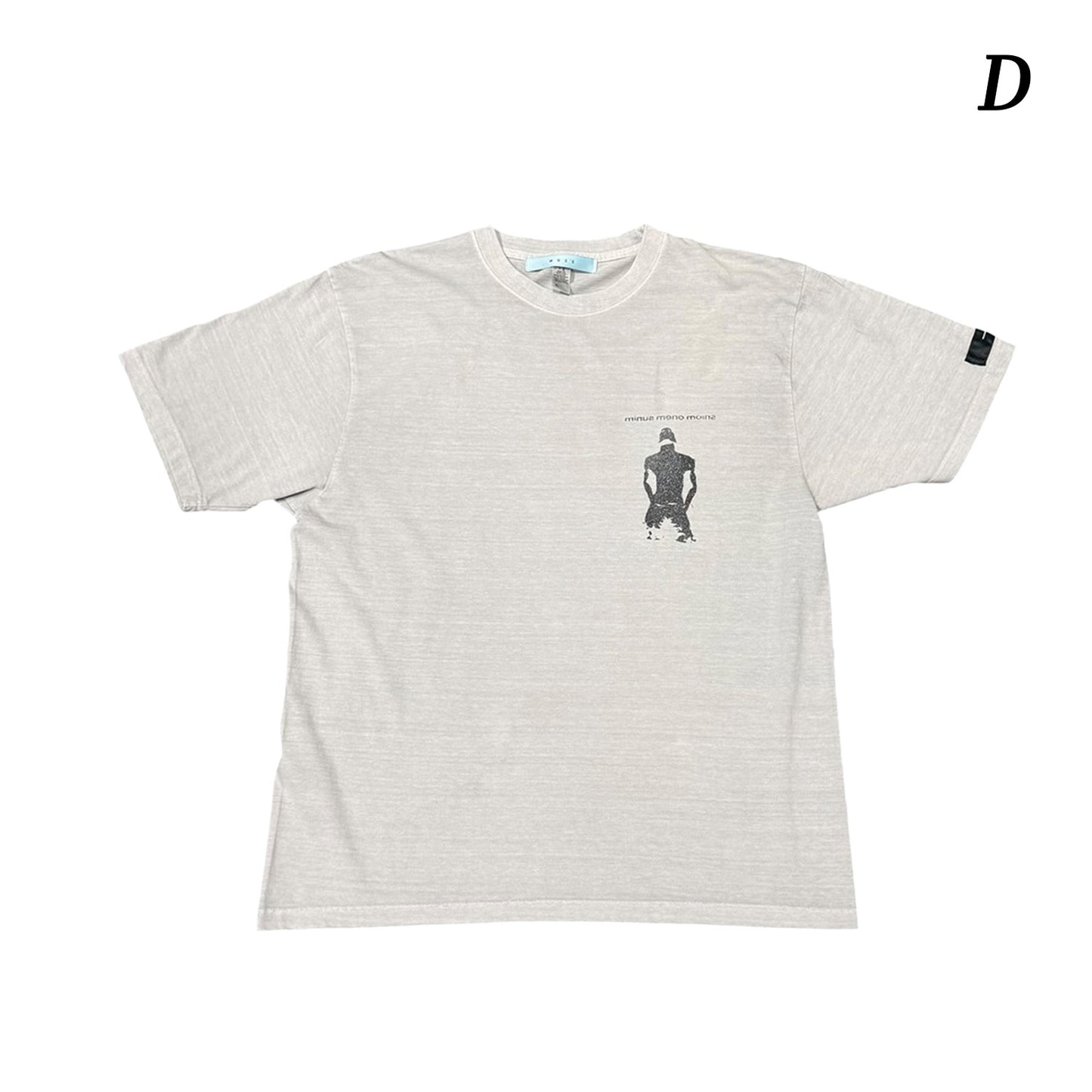 MUZE®︎ -【× MINUS Point Zero part.3 GRAPHIC T-SH】ミューズ マイナス ポイントゼロ パート3 グラフィック Tシャツ ピグメント ブラック