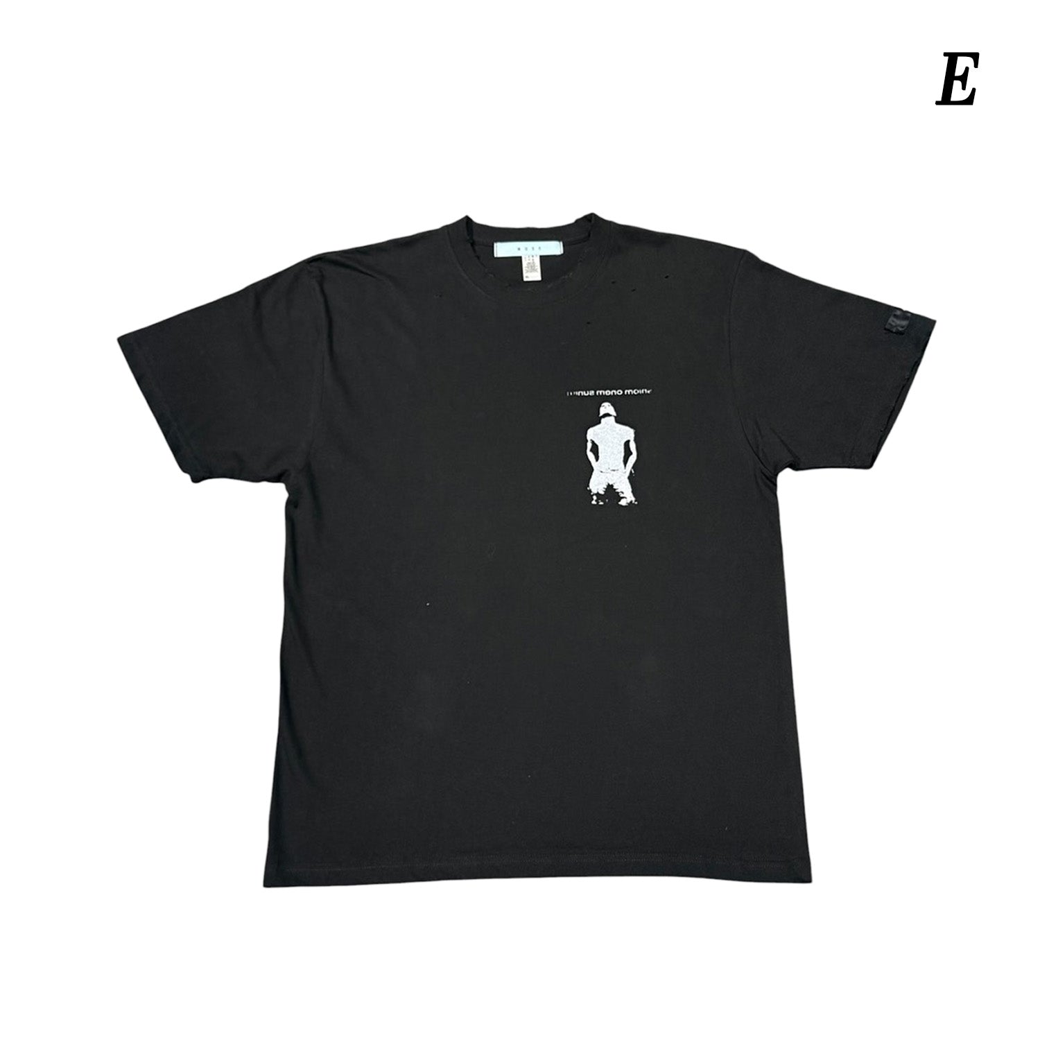 MUZU Tシャツ 黒　値下げしました！ MUZE®︎ -【× MINUS Point Zero part.3 GRAPHIC T-SH】ミューズ