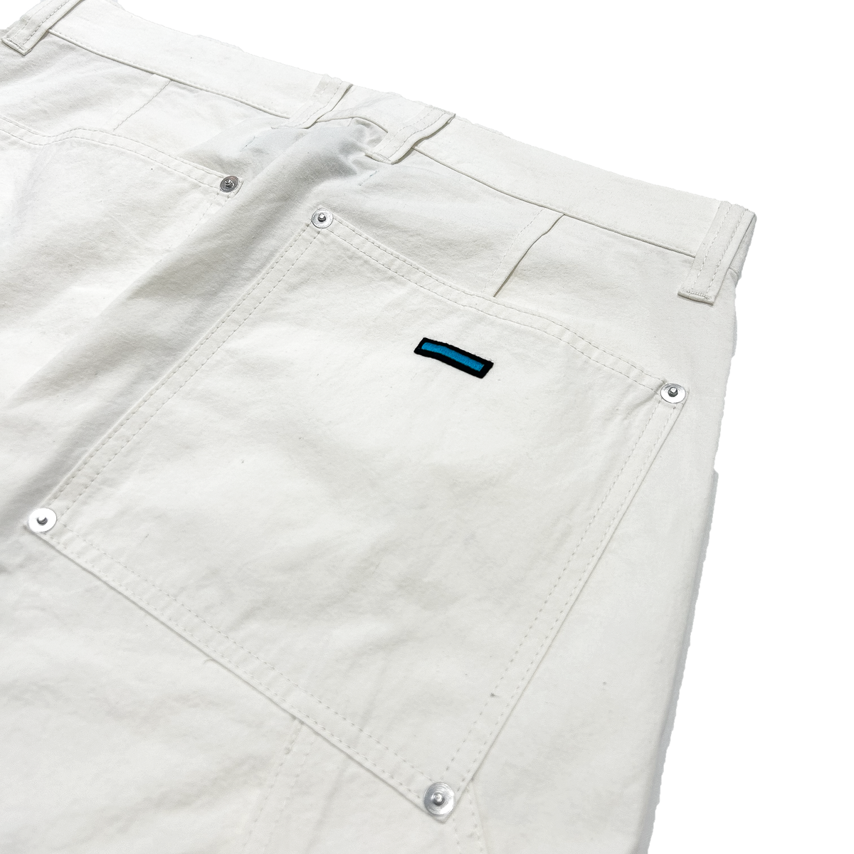 MUZE TURQUOISE LABEL -【CORDURA®︎ WASHER PAINTER SHORTS (WHITE MUZE TURQUOISE LABEL -【CORDURA®︎ WASHER PAINTER SHORTS (WHITE