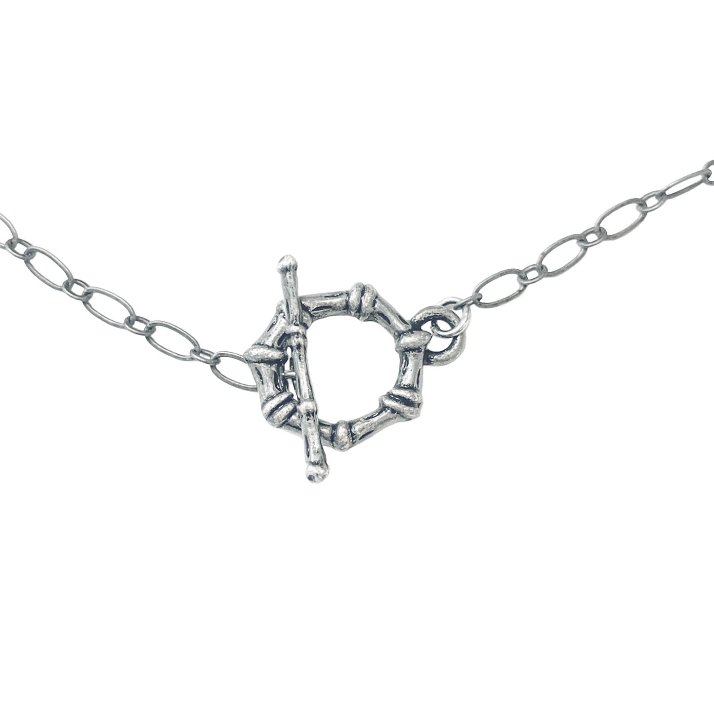 GARA - WARRIOR HOOKER NECKLACE(A.SILVER) ガラ グラス フック ネックレス アンティーク シルバー