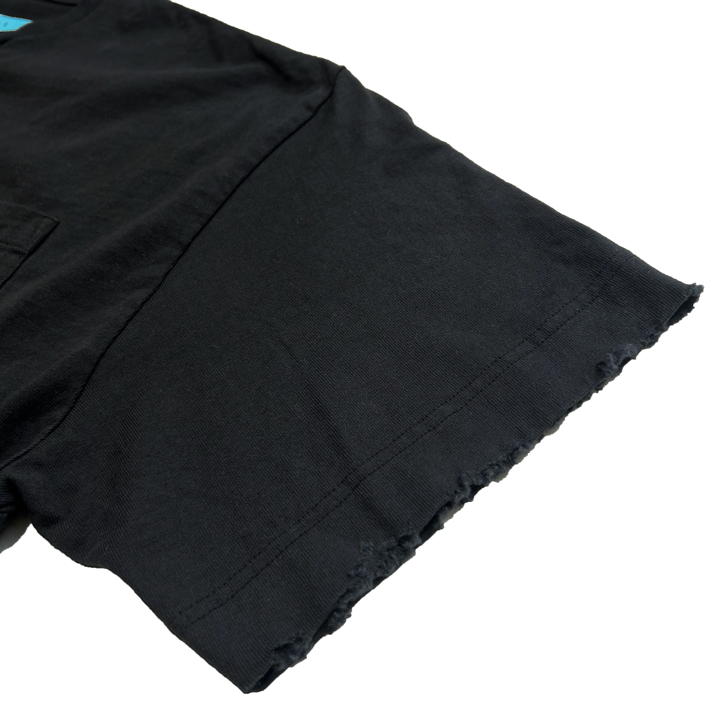 MUZE TURQUOISE LABEL  -【DAMAGE SKIPPER TEE (BLACK)】ミューズ ダメージスキッパーTシャツ ブラック