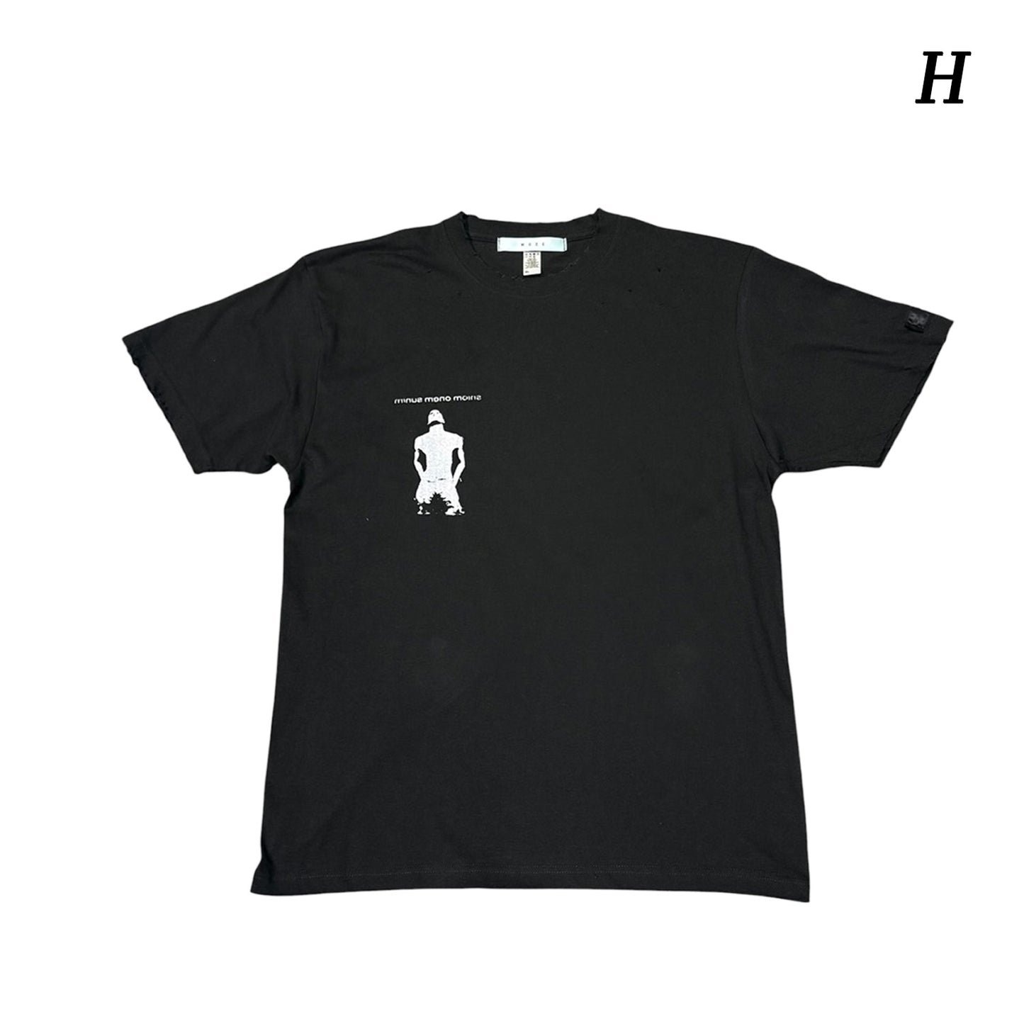 MUZE®︎ -【× MINUS Point Zero part.3 GRAPHIC T-SH】ミューズ マイナス ポイントゼロ パート3 グラフィック Tシャツ ピグメント ブラック
