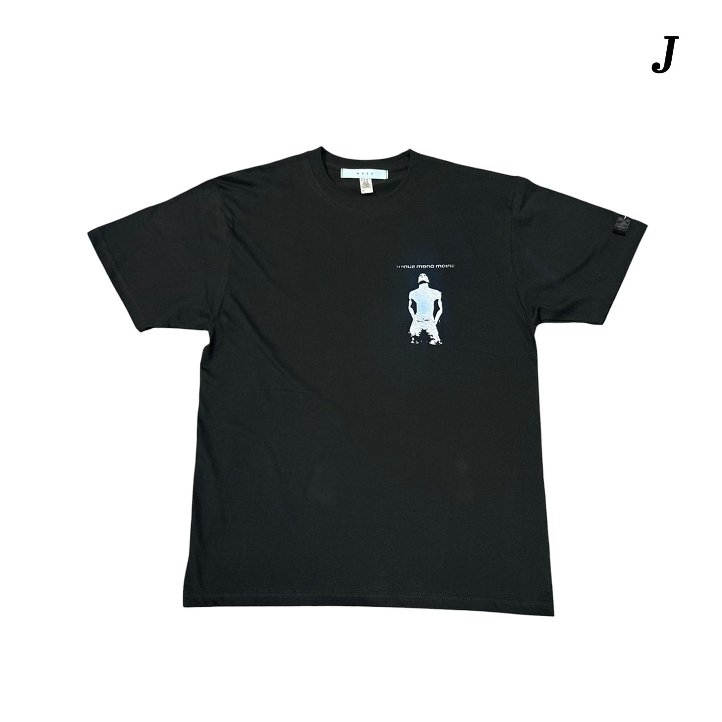 MUZE®︎ -【× MINUS Point Zero part.3 GRAPHIC T-SH】ミューズ マイナス ポイントゼロ パート3 グラフィック Tシャツ ピグメント ブラック