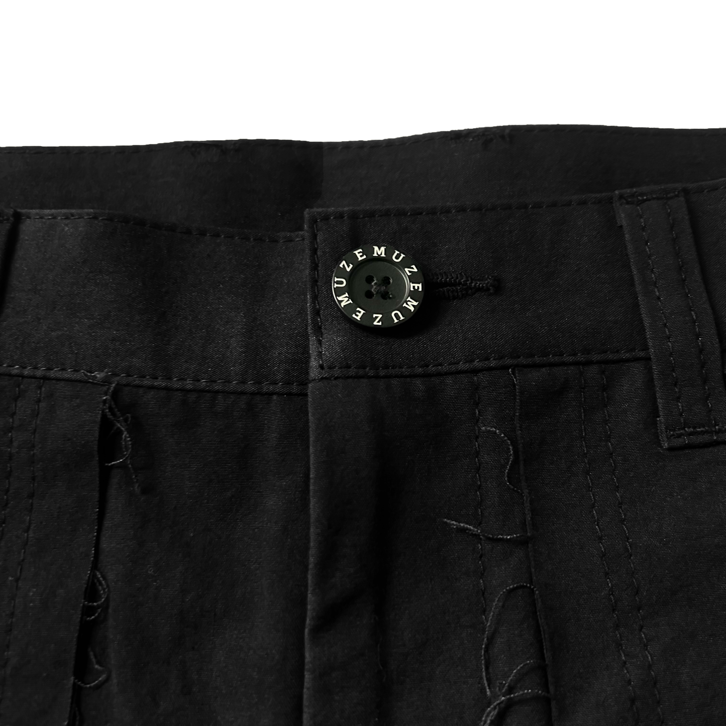 MUZE TURQUOISE LABEL -【CORDURA®︎ WASHER PAINTER SHORTS (BLACK)】ミューズ コーデュラ ペインター ショーツ ブラック