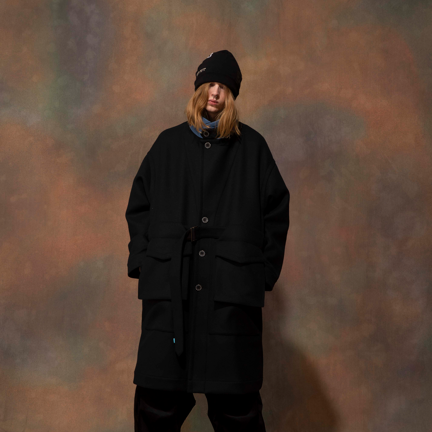 MUZE TURQUOISE LABEL - CHESTER COAT(BLACK)MUZE チェスター コート MUZE TURQUOISE LABEL - CHESTER COAT(BLACK)MUZE チェスター コート