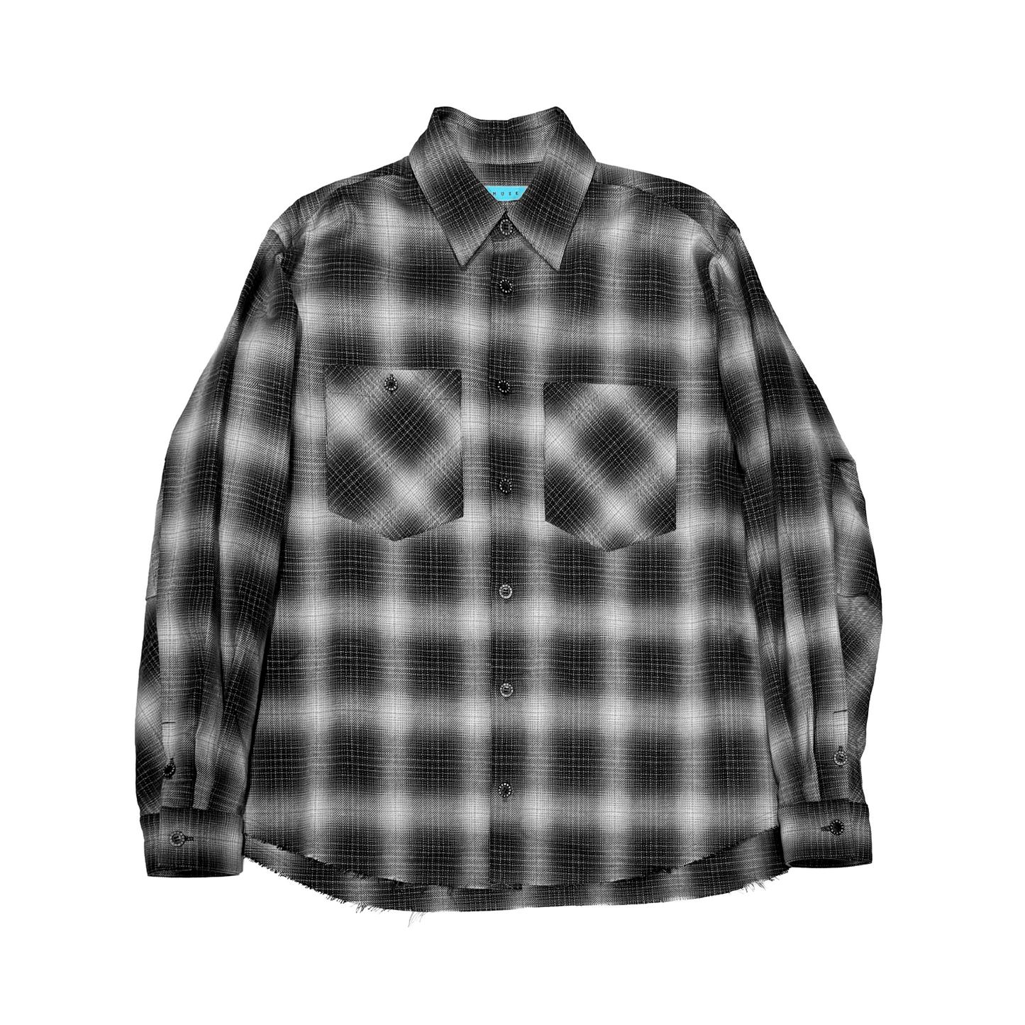 MUZE TURQUOISE LABEL - 【INDIGO TWILL CHECK SHIRT(BLACK)】ミューズ インディゴ ツイル チェック シャツ ブラック
