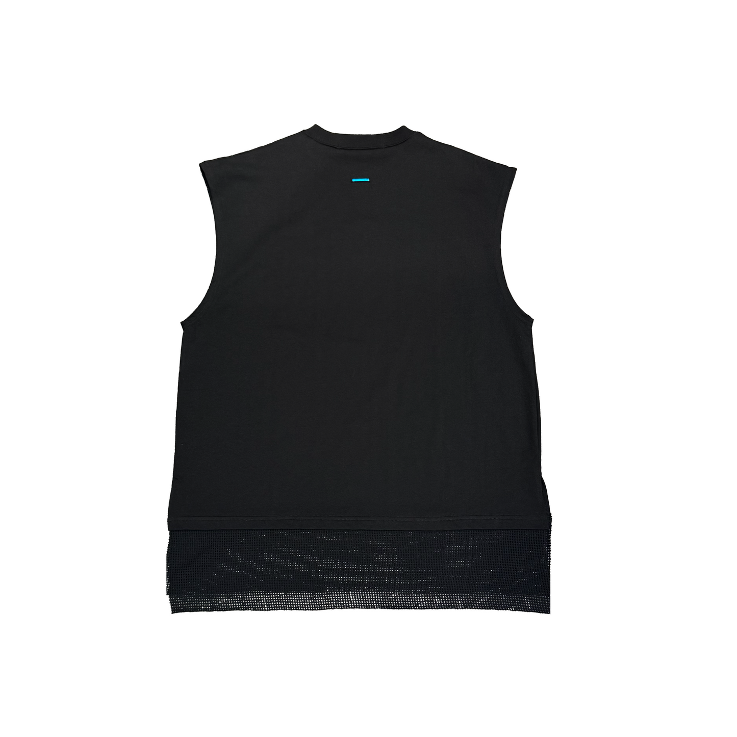 MUZE TURQUOISE LABEL -【MESH LAYERED NO SLEEVE(BLACK)】ミューズ メッシュ レイヤード ノースリーブ ブラック