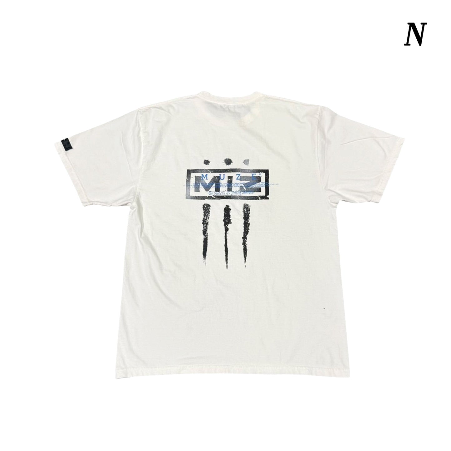 MUZE®︎ -【× MINUS Point Zero part.3 GRAPHIC T-SH】ミューズ マイナス ポイントゼロ パート3 グラフィック Tシャツ ピグメント ブラック