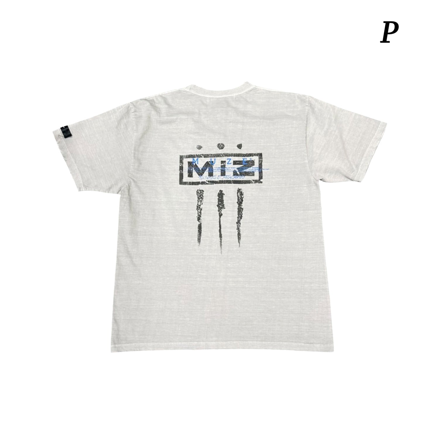 MUZE®︎ -【× MINUS Point Zero part.3 GRAPHIC T-SH】ミューズ マイナス ポイントゼロ パート3 グラフィック Tシャツ ピグメント ブラック