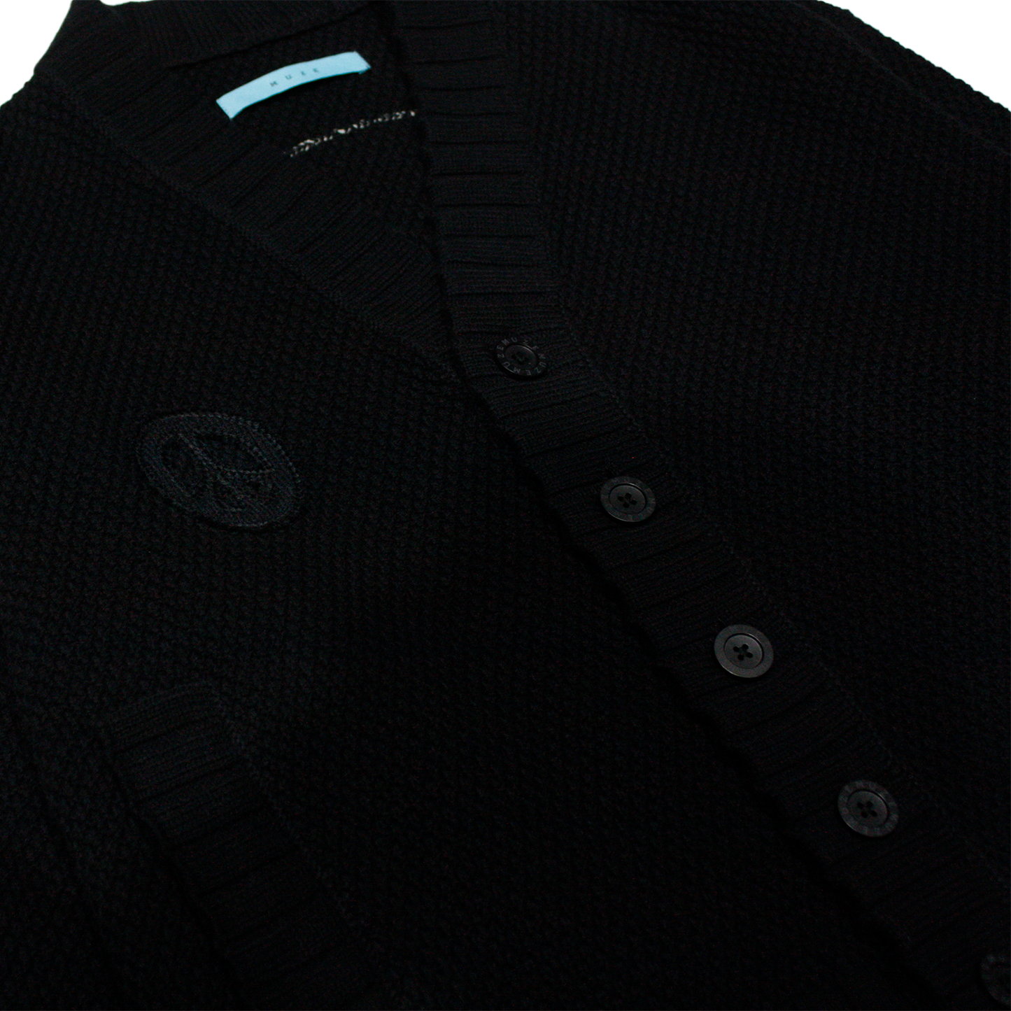 MUZE TURQUOISE LABEL - MUZE® PEACE CARDIGAN(BLACK)ミューズ ピース カーディガン ブラック