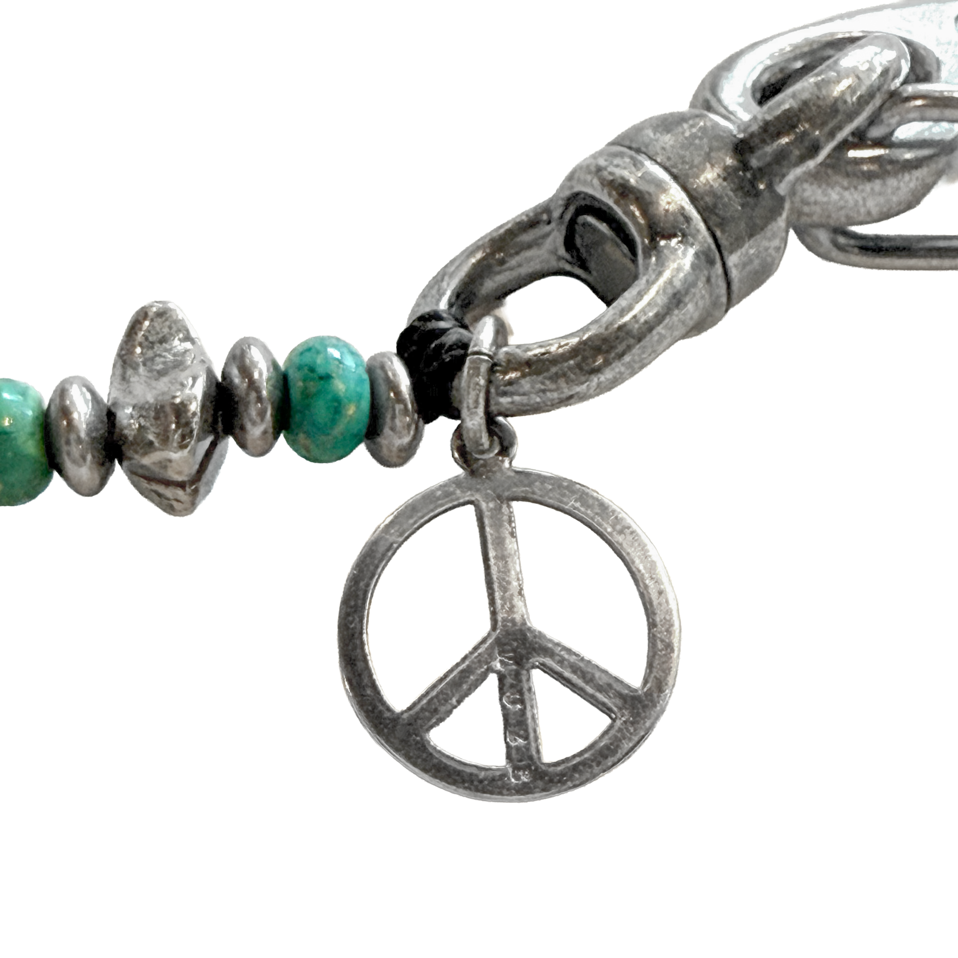 MUZE TURQUOISE LABEL × SunKu -【×SunKu BEADS WALLET STRAP(SILVER MUZE TURQUOISE LABEL × SunKu -【×SunKu BEADS WALLET STRAP(SILVER