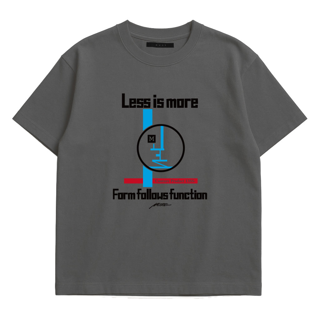 MUZE BLACK LABEL -【MUZE® POSTER T-SH (PIGMENT BLACK)】ミューズ ポスターTシャツ ピグメントブラック