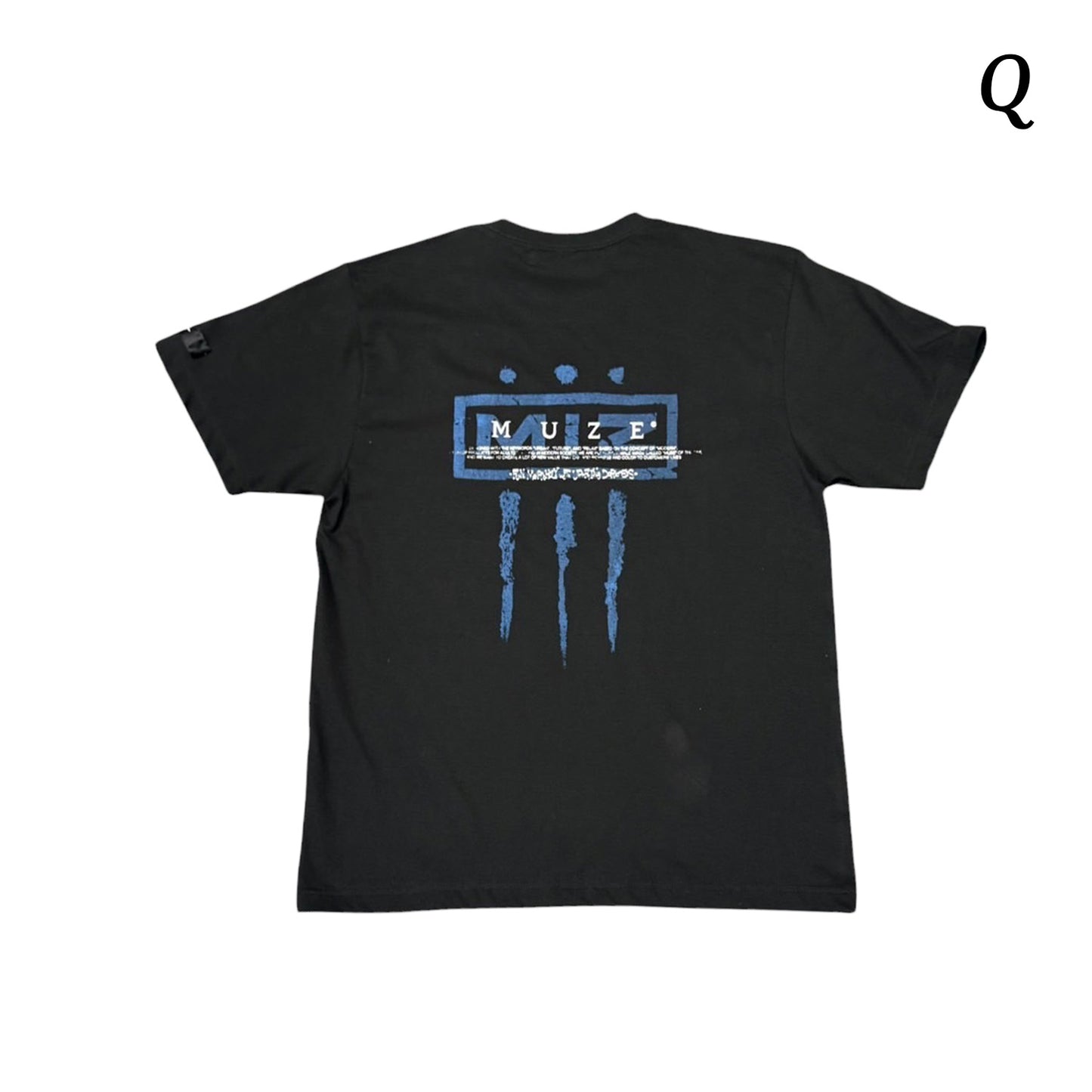 MUZE®︎ -【× MINUS Point Zero part.3 GRAPHIC T-SH】ミューズ マイナス ポイントゼロ パート3 グラフィック Tシャツ ピグメント ブラック