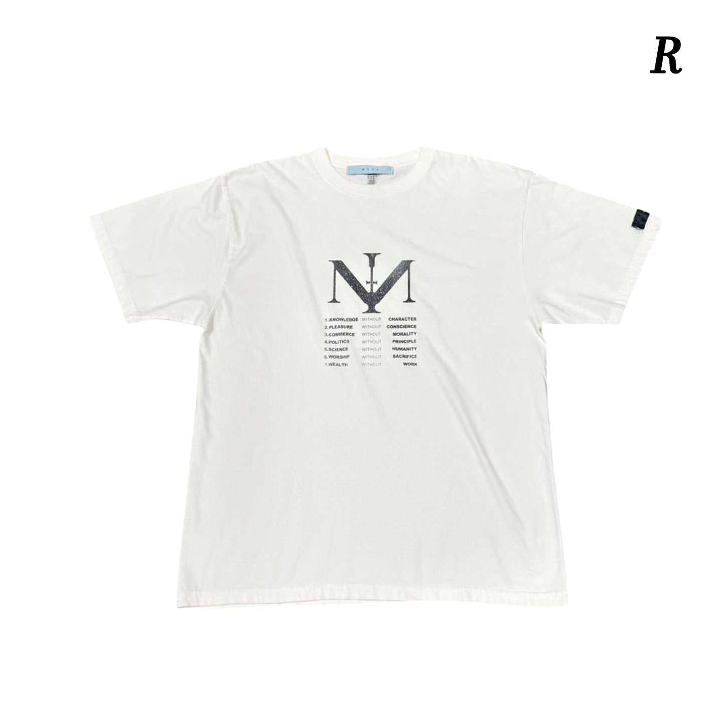 MUZE®︎ -【× MINUS Point Zero part.3 GRAPHIC T-SH】ミューズ マイナス ポイントゼロ パート3 グラフィック Tシャツ ピグメント ブラック