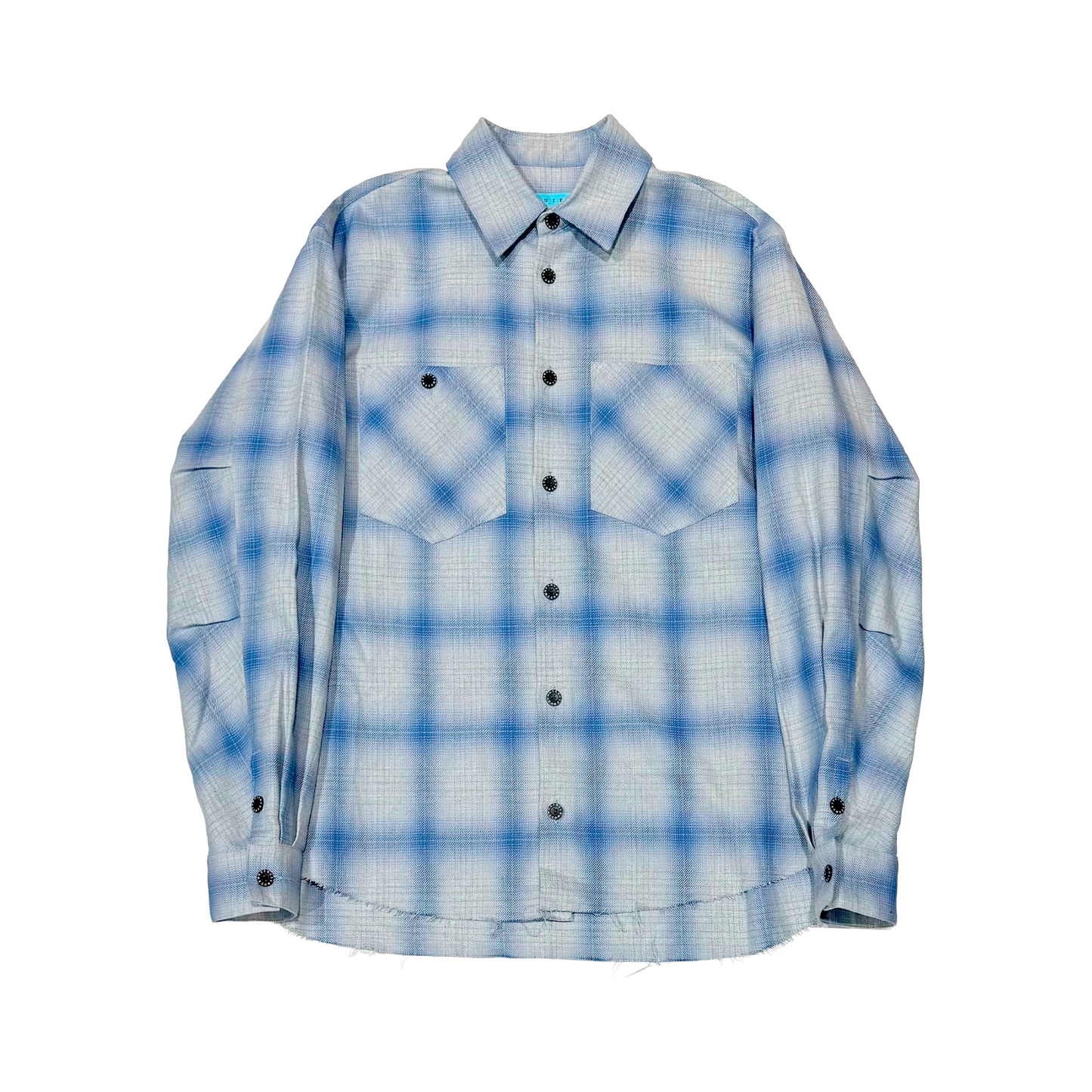 MUZE TURQUOISE LABEL - 【INDIGO TWILL CHECK SHIRT(BLUE)】ミューズ インディゴ ツイル チェック シャツ ブルー