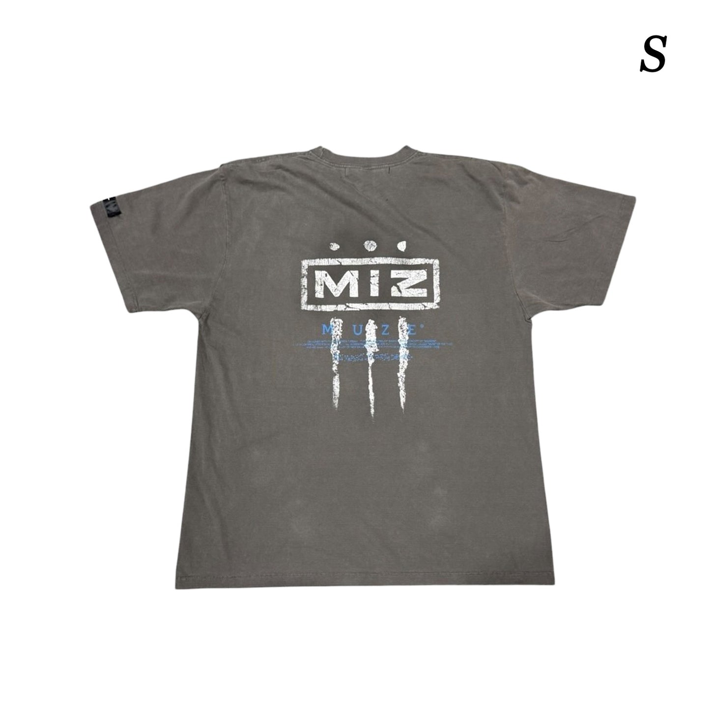 MUZE®︎ -【× MINUS Point Zero part.3 GRAPHIC T-SH】ミューズ マイナス ポイントゼロ パート3 グラフィック Tシャツ ピグメント ブラック