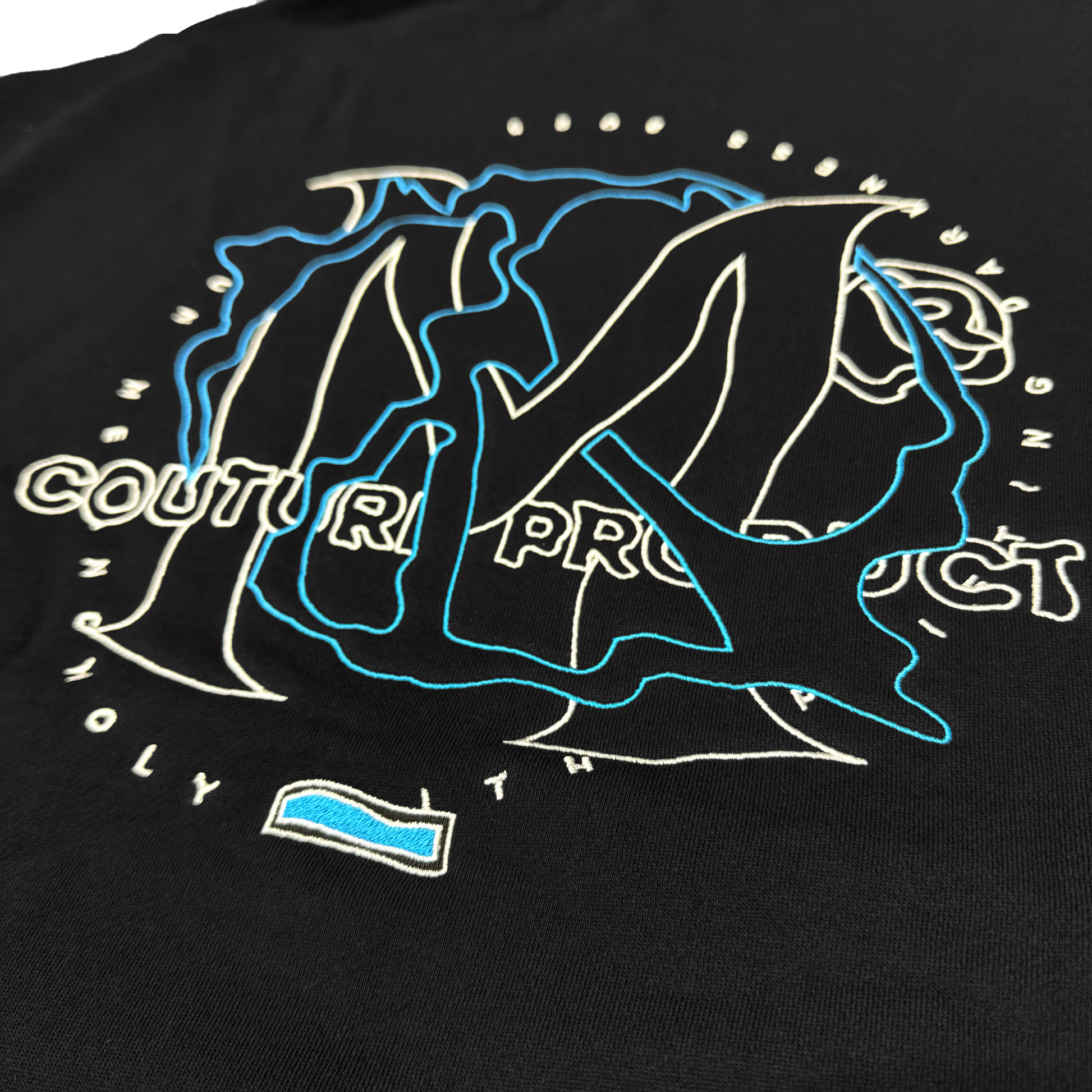 トップス THRIFTWEARMARKET&FLEA MARKET TOUrr music MUZE®︎ TURQUOISE LABEL - 【MUZE® ACID EMBROIDERY WIDE SWEAT