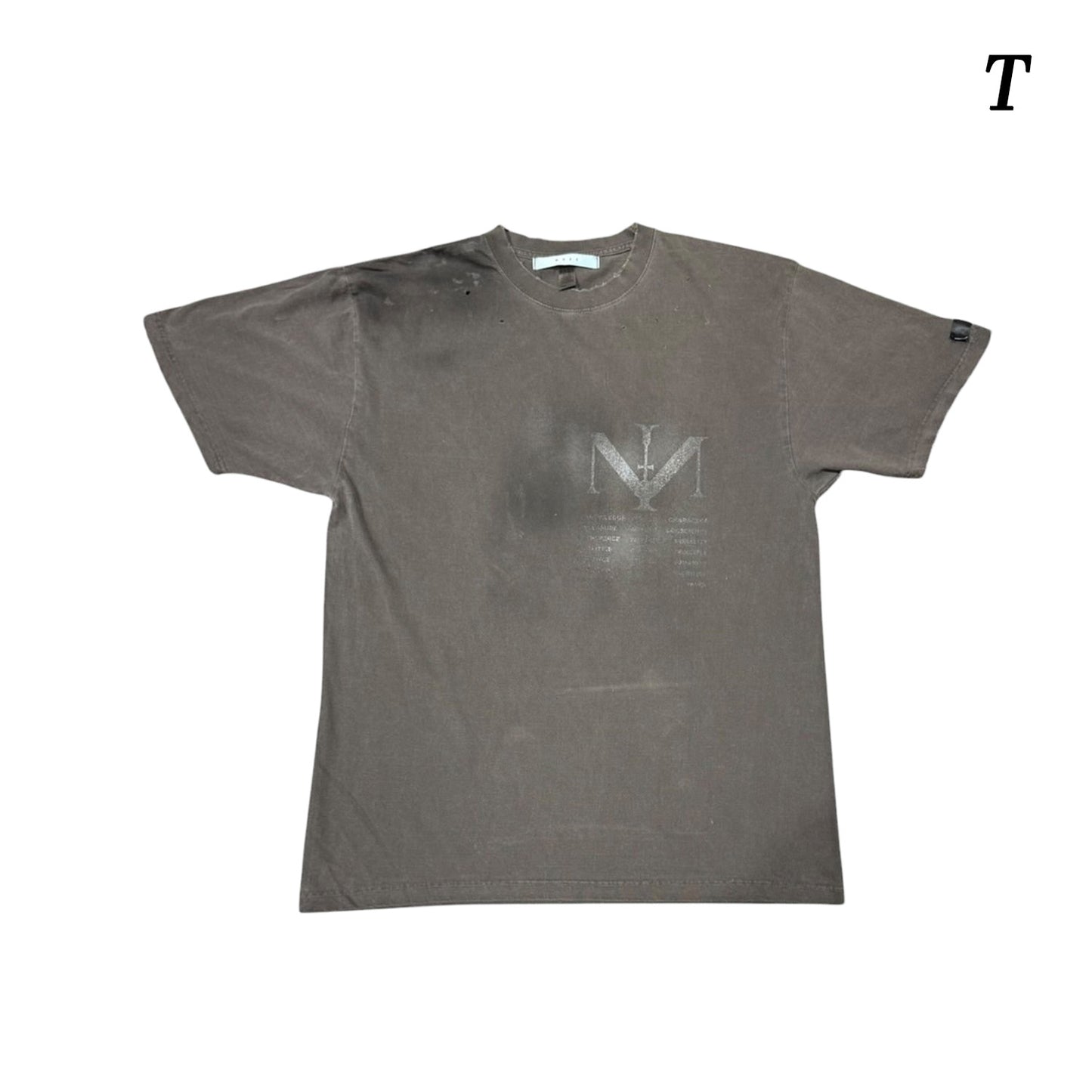 MUZE®︎ -【× MINUS Point Zero part.3 GRAPHIC T-SH】ミューズ マイナス ポイントゼロ パート3 グラフィック Tシャツ ピグメント ブラック