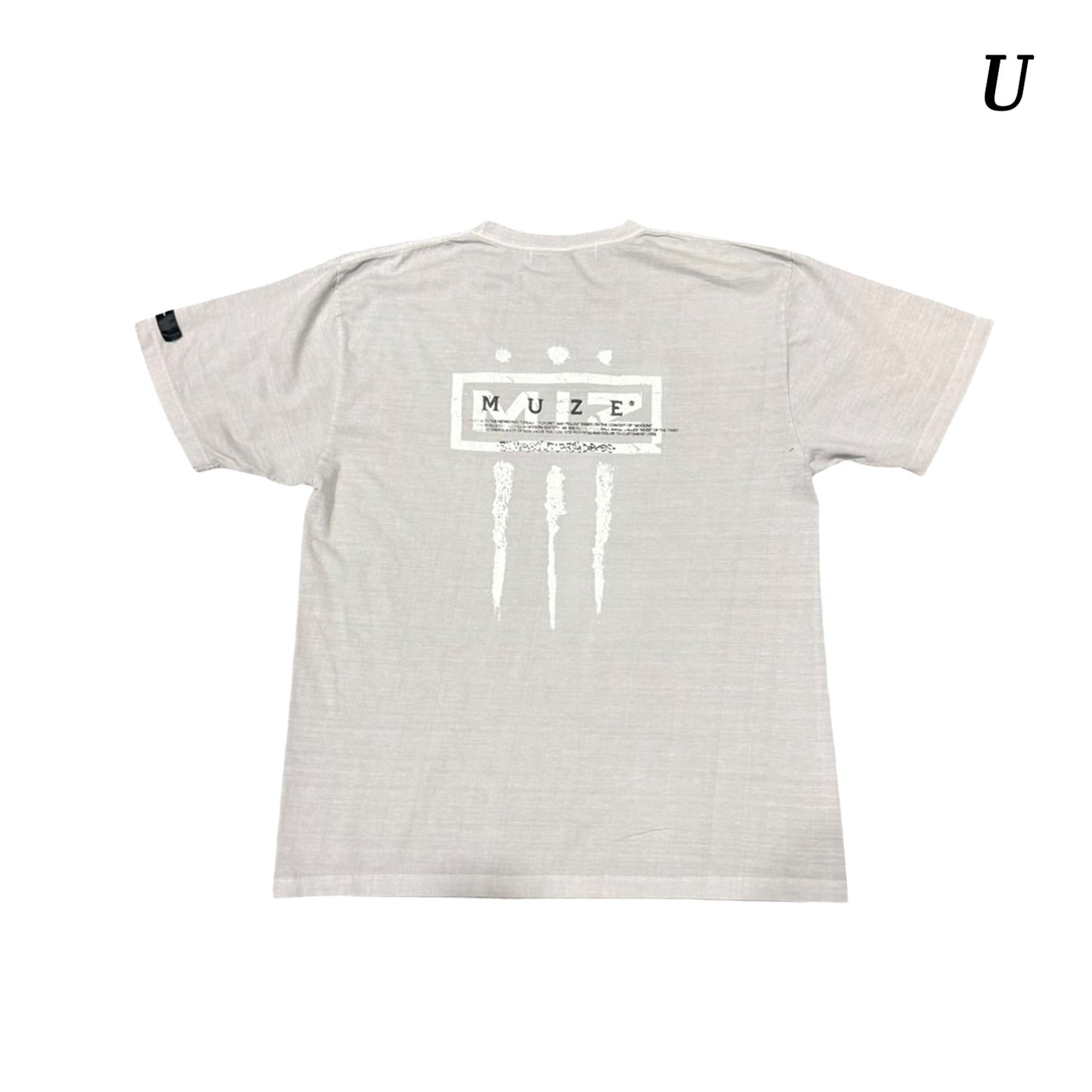 MUZE®︎ -【× MINUS Point Zero part.3 GRAPHIC T-SH】ミューズ マイナス ポイントゼロ パート3 グラフィック Tシャツ ピグメント ブラック