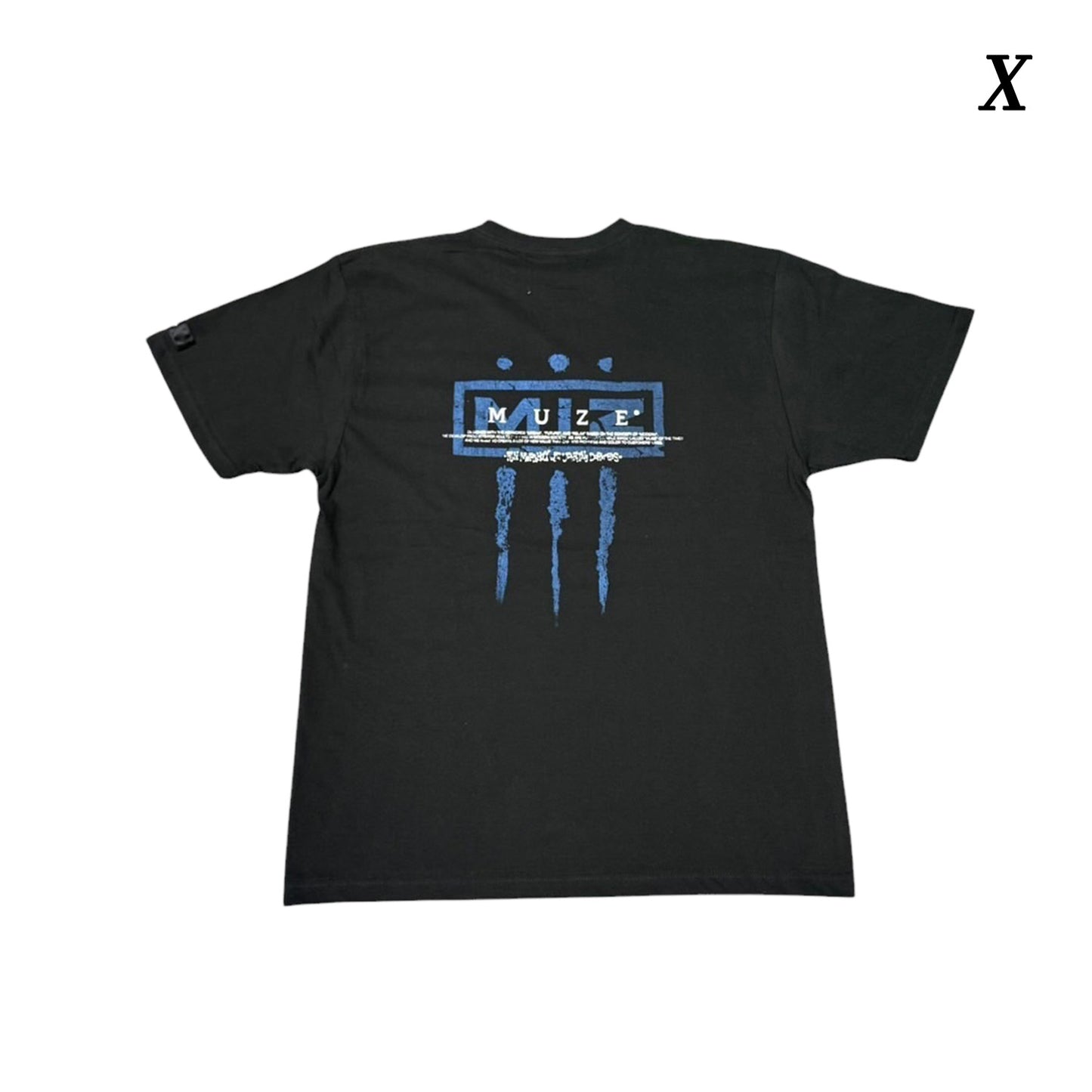 MUZE®︎ -【× MINUS Point Zero part.3 GRAPHIC T-SH】ミューズ マイナス ポイントゼロ パート3 グラフィック Tシャツ ピグメント ブラック