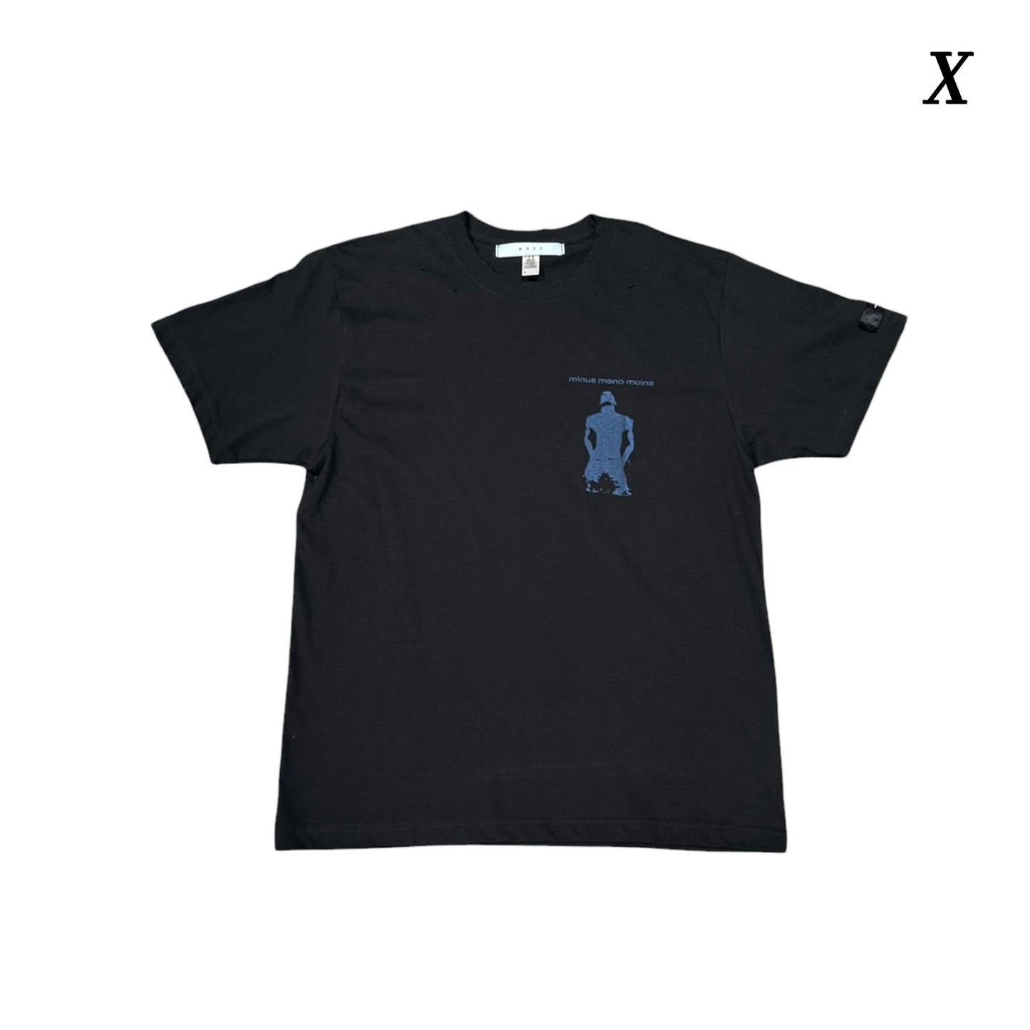 MUZE®︎ -【× MINUS Point Zero part.3 GRAPHIC T-SH】ミューズ マイナス ポイントゼロ パート3 グラフィック Tシャツ ピグメント ブラック