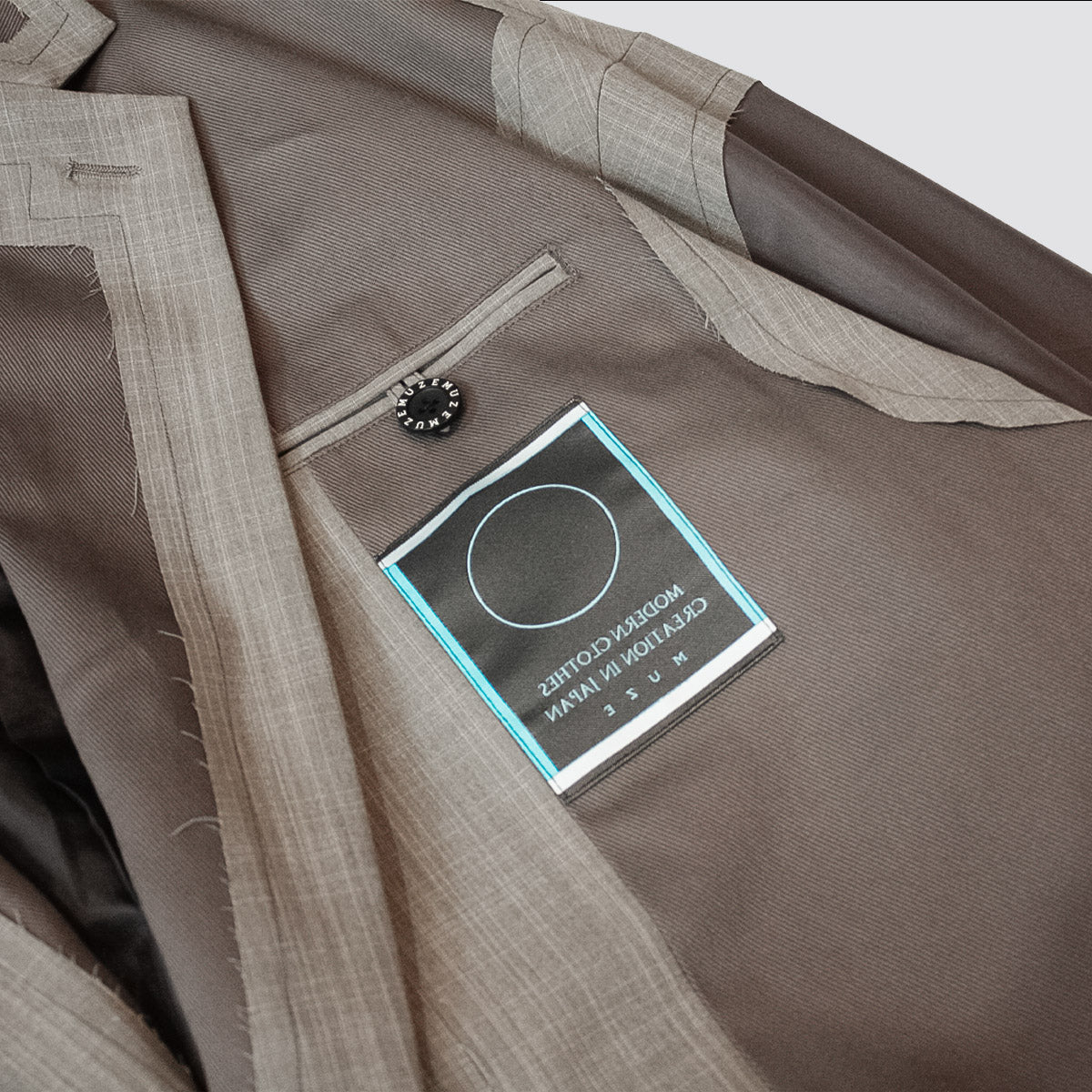 MUZE TURQUOISE LABEL - INSIDE OUT BIG TAILORED JACKET(CHARCOAL)ミューズ イン ...