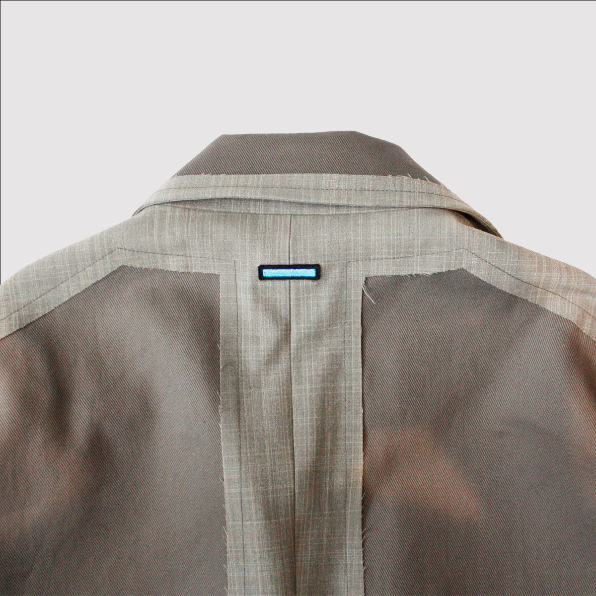 MUZE TURQUOISE LABEL - INSIDE OUT TAILORED JACKET(CHARCOAL) ミューズ 2023年春夏 インサイドアウト テーラード ジャケット チャコール