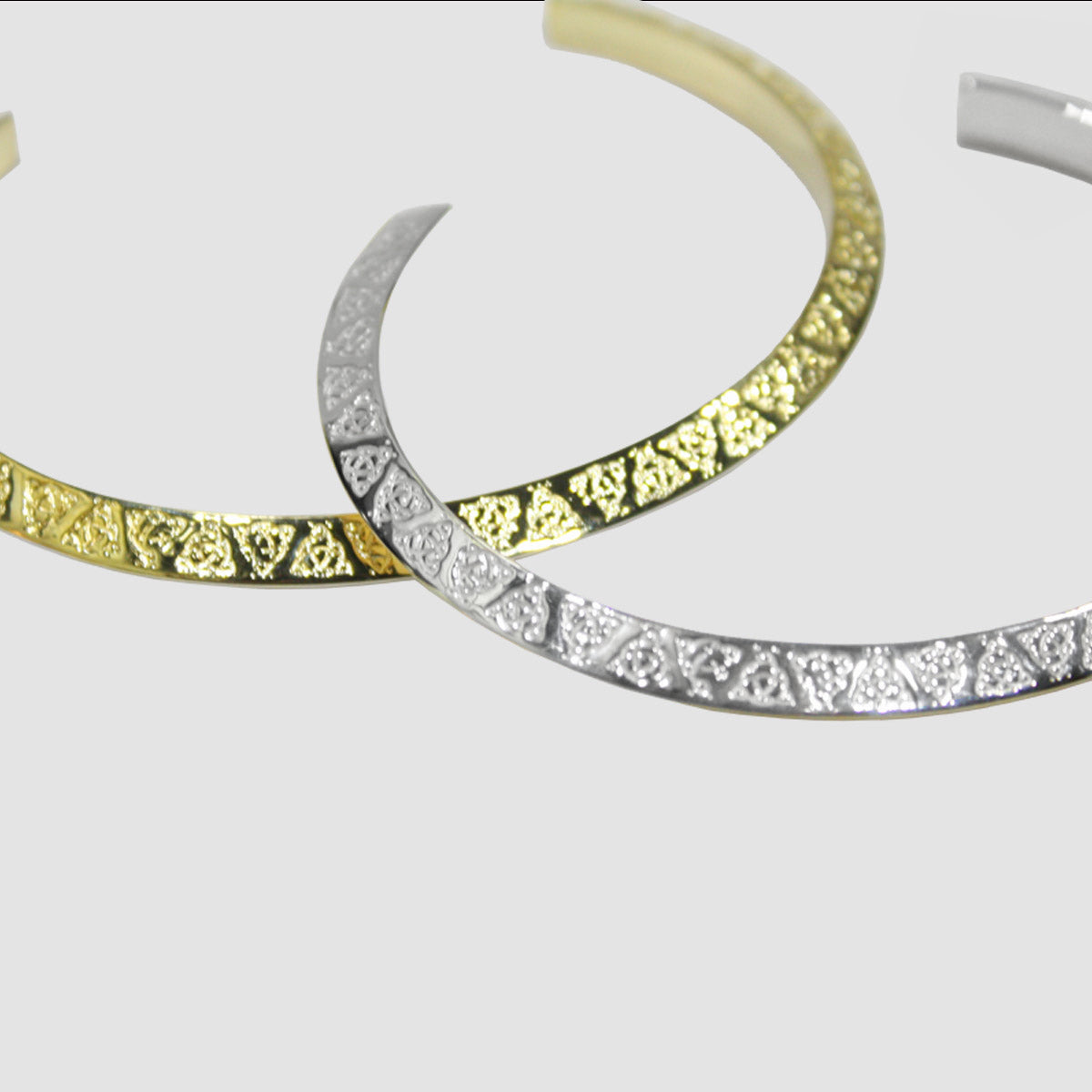 GARA - MELD HALF BANGLE (SILVER×GOLD) ガラ バングル 2022年秋冬コレクション