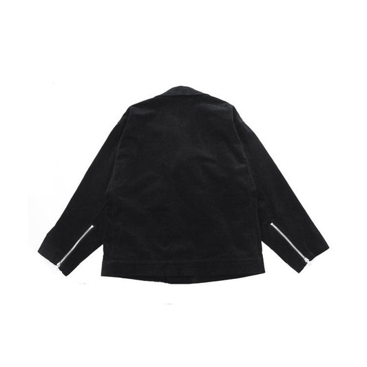 MUZE TURQUOISE LABEL - OVERSEIZE CORDUROY RIDERS JK(BLACK) ミューズ オーバーサイズ コーデュロイ ラーダースジャケット ブラック