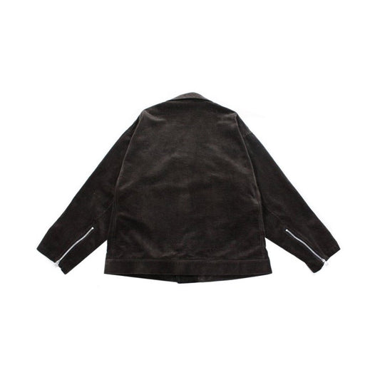 MUZE TURQUOISE LABEL - OVERSEIZE CORDUROY RIDERS JK(BROWN) ミューズ オーバーサイズ コーデュロイ ラーダースジャケット ブラウン