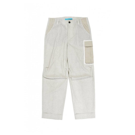 MUZE TURQUOISE LABEL - DOT AIR SEERSUCKER PANTS(BEIGE)ミューズ  ドットエアー シアサッカーパンツ ベージュ
