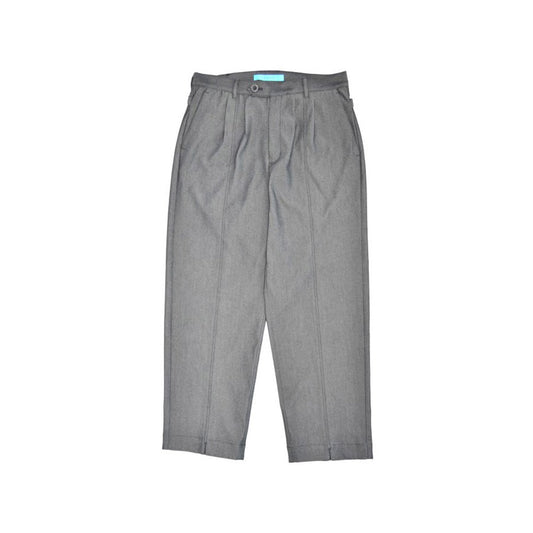 MUZE TURQUOISE LABEL - CENTER SEAM SOLOTEX DENIM SLACKS(BLACKWHITE)ミューズ センター シーム ソロテックス デニムスラックス