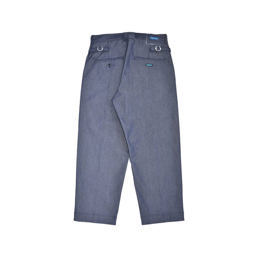 MUZE TURQUOISE LABEL - CENTER SEAM SOLOTEX DENIM SLACKS(INDIGO)ミューズ センター シーム ソロテックス デニムスラックス
