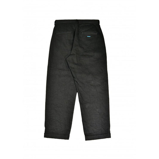 MUZE TURQUOISE LABEL - ZIMBABWE BLACK DENIM SLACKS (BLACK) ミューズ  ブラック デニムパンツ