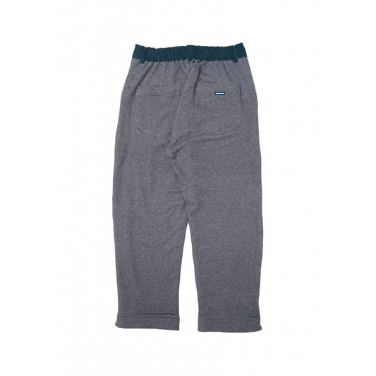 MUZE TURQUOISE LABEL - WAIST CORDUROY SWEAT SLACKS (CHACOAL)  ミューズ スウェットスラックス チャコール