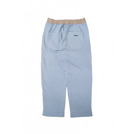 MUZE TURQUOISE LABEL - WAIST CORDUROY SWEAT SLACKS (CERULEAN BLUE) ミューズ スウェットスラックス ブルー