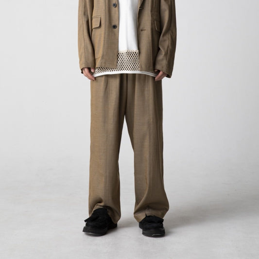 MUZE TURQUOISE LABEL - RELAXED SLACKS (BEIGE)