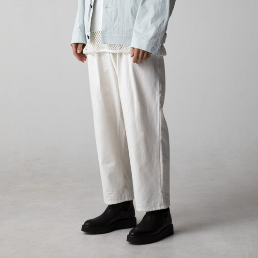 MUZE TURQUOISE LABEL - BONTAN DENIM SLACKS (WHITE)