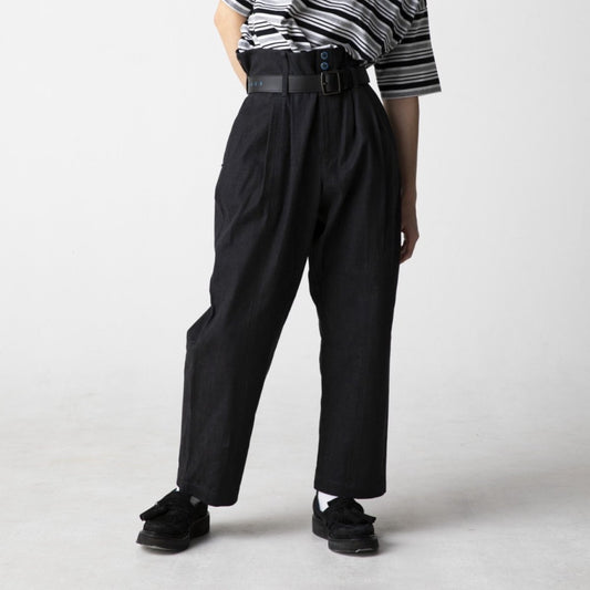 MUZE TURQUOISE LABEL - BONTAN DENIM SLACKS (BLACK)