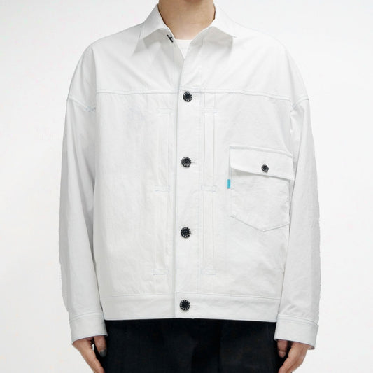 MUZE TURQUOISE LABEL - CORDURA NYLON 1st TYPE JACKET (WHITE)